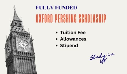 Oxford Pershing Square Graduate Scholarships 2024 - 2025